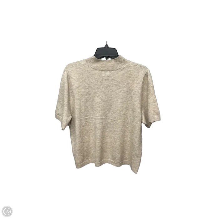 Top Short Sleeve By A New Day In Tan, Size: Xl