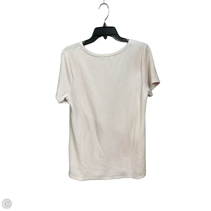 Top Short Sleeve By Betseys Boutique Shop In Pink, Size: L