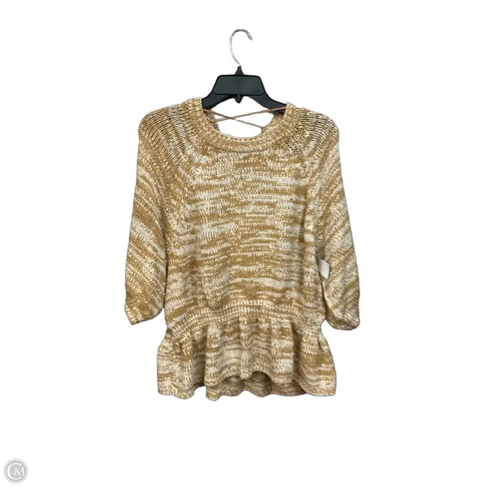 Top Short Sleeve By C And C In Tan, Size: Xl