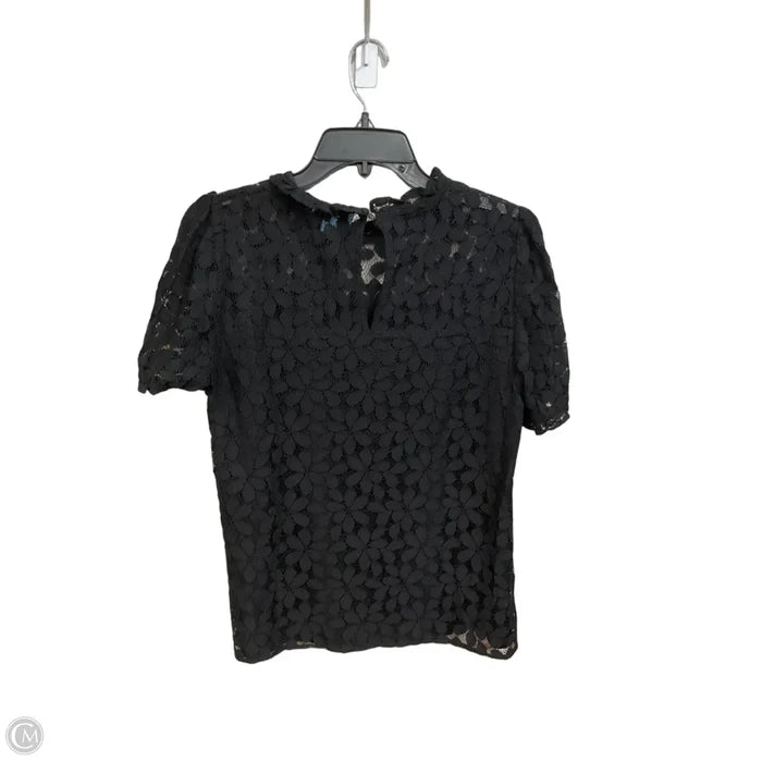 Top Short Sleeve By Cece In Black, Size: M