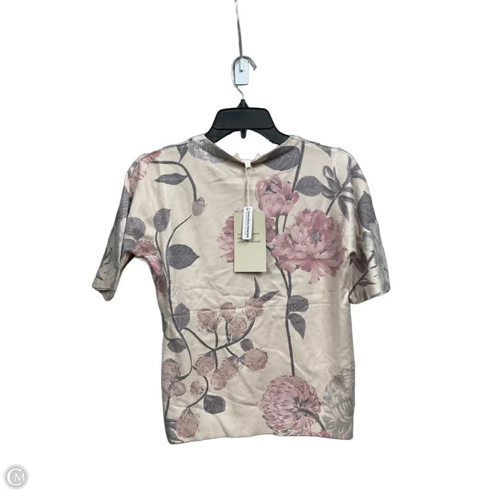 Top Short Sleeve By Clothes Mentor In Floral Print, Size: S