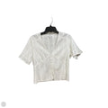 Top Short Sleeve By Evereve In White, Size: M