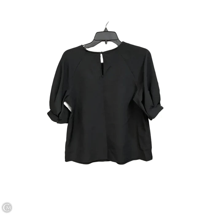 Top Short Sleeve By Express In Black, Size: S