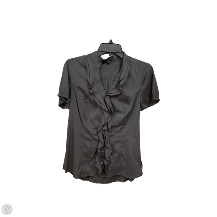 Top Short Sleeve By Express In Grey, Size: S