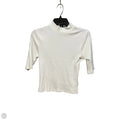 Top Short Sleeve By Express In White, Size: M