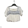 Top Short Sleeve By Free People In White, Size: S