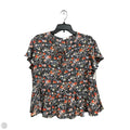 Top Short Sleeve By Gap In Floral Print, Size: L