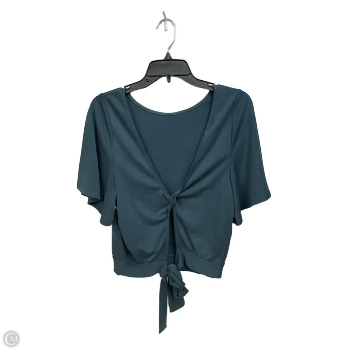 Top Short Sleeve By Gentle Fawn In Teal, Size: S