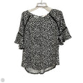 Top Short Sleeve By Loft In Floral Print, Size: M