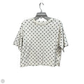 Top Short Sleeve By Loft In Polkadot Pattern, Size: S