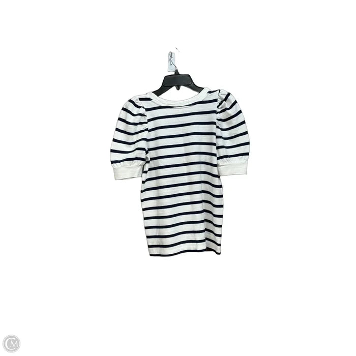 Top Short Sleeve By Loft In Striped Pattern, Size: Xs