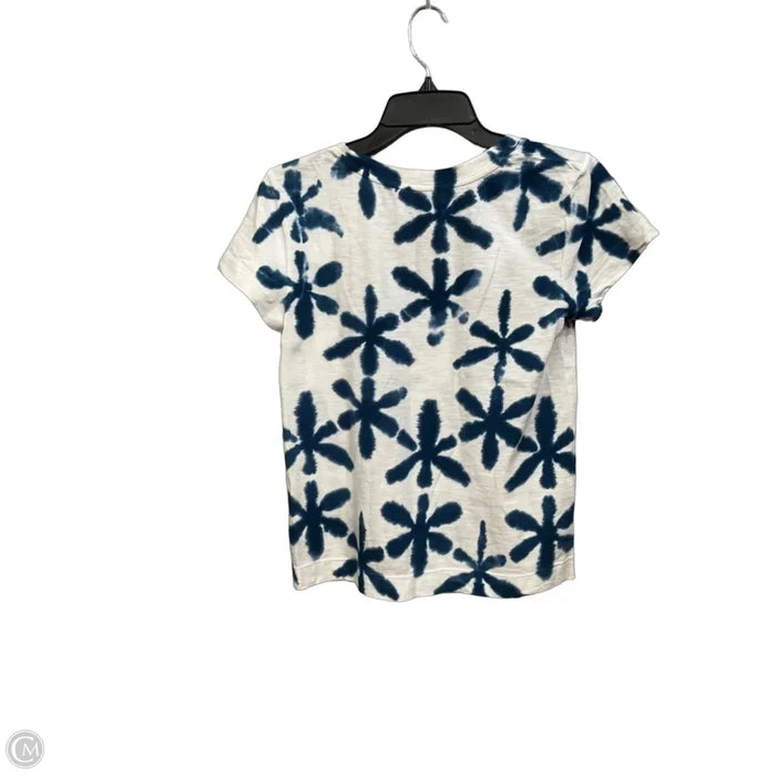 Top Short Sleeve By Loft In Tie Dye Print, Size: Xs