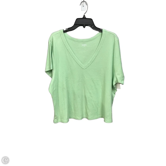 Top Short Sleeve By Old Navy In Green, Size: 3x