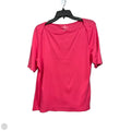Top Short Sleeve By Talbots In Pink, Size: Xlp