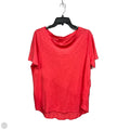 Top Short Sleeve By Talbots In Red, Size: 1x