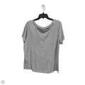 Top Short Sleeve By Talbots In Striped Pattern, Size: 1x
