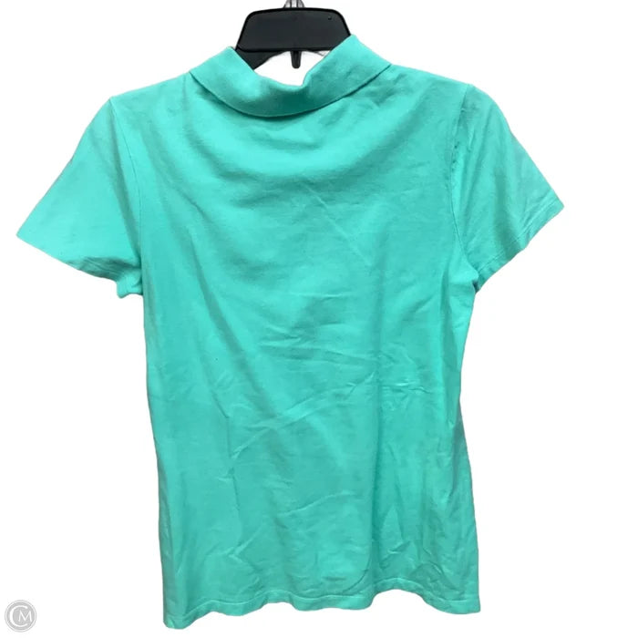 Top Short Sleeve By Tommy Hilfiger In Green, Size: M