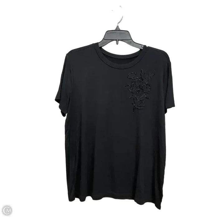 Top Short Sleeve By Torrid In Black, Size: L