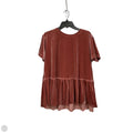 Top Short Sleeve By Wishlist In Mauve, Size: L