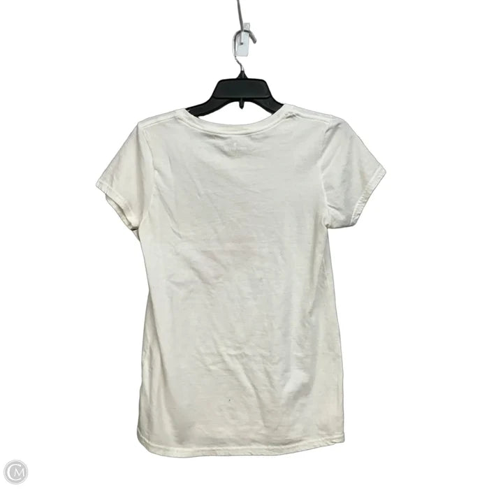 Top Short Sleeve Designer By Kate Spade In White, Size: Xl