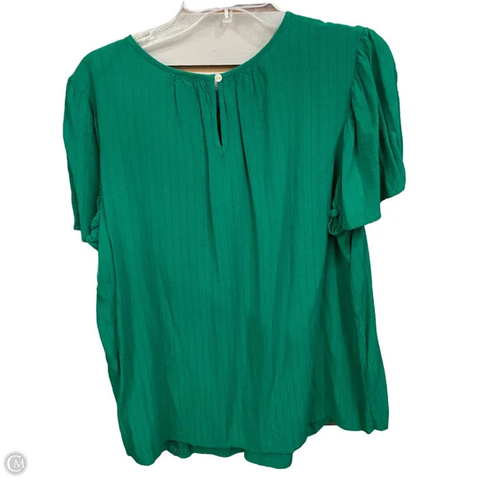 Top Sleeveless Basic By Knox Rose In Green, Size: Xxl