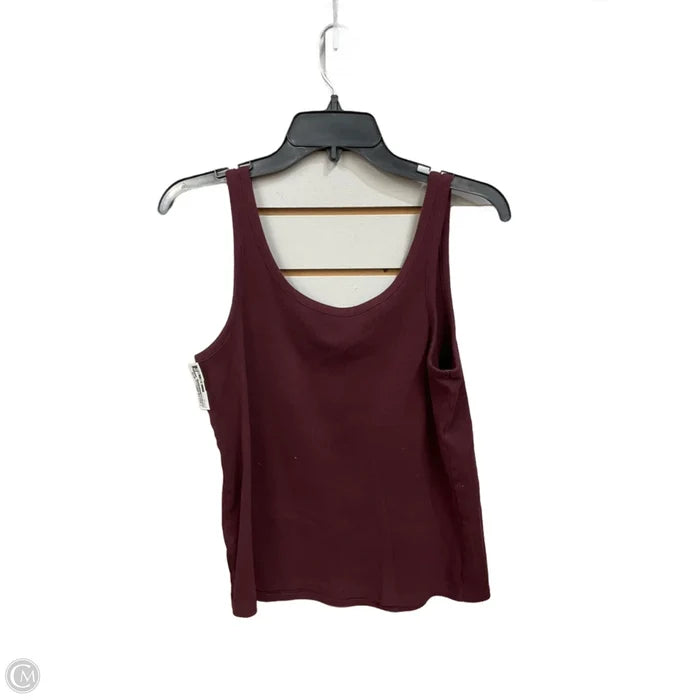 Top Sleeveless Basic By Old Navy In Maroon, Size: Xl