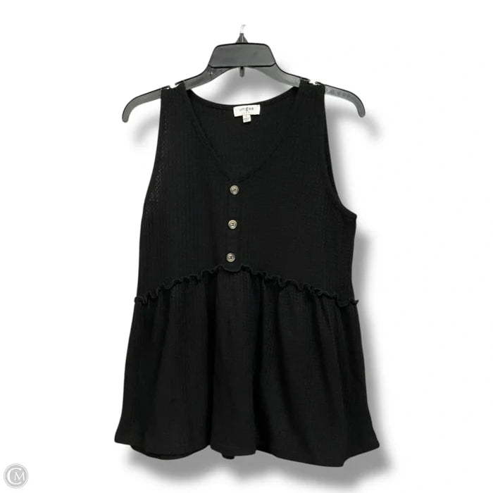 Top Sleeveless Basic By Umgee In Black, Size: S