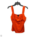 Top Sleeveless By Ann Taylor In Orange, Size: Xl