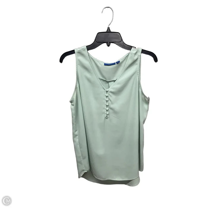 Top Sleeveless By Apt 9 In Green, Size: M