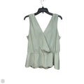 Top Sleeveless By Banana Republic In Green, Size: M