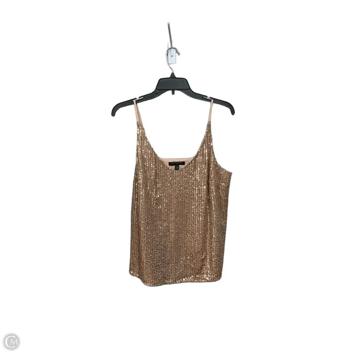 Top Sleeveless By Banana Republic In Rose Gold, Size: M