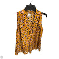 Top Sleeveless By Cabi In Animal Print, Size: M