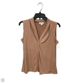Top Sleeveless By Calvin Klein In Tan, Size: S