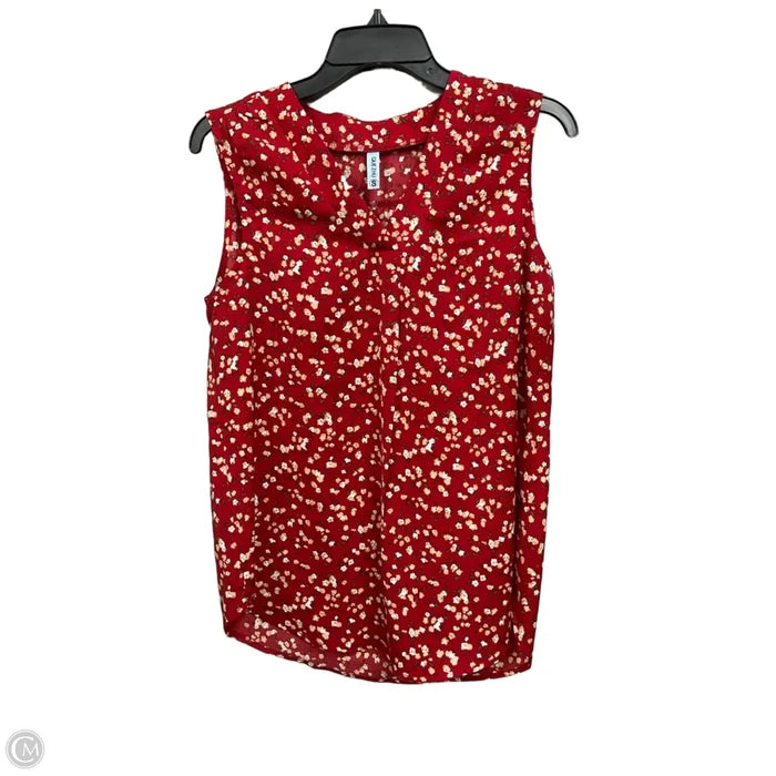 Top Sleeveless By Clothes Mentor In Floral Print, Size: S