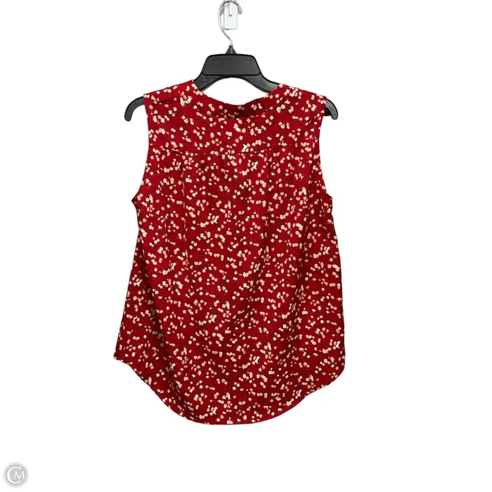 Top Sleeveless By Clothes Mentor In Floral Print, Size: S