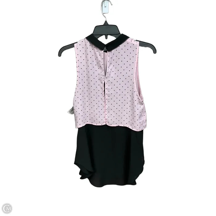 Top Sleeveless By Elle In Polkadot Pattern, Size: S