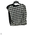 Top Sleeveless By Express In Black & White, Size: Xl
