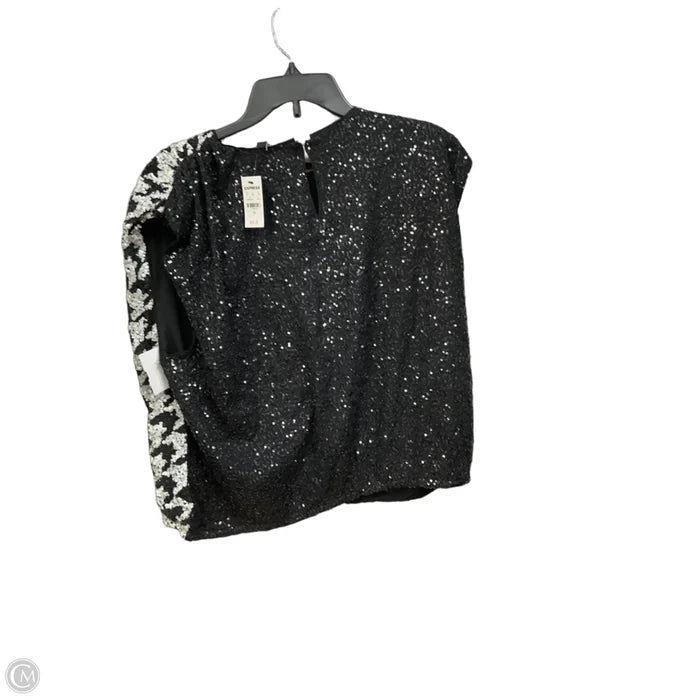 Top Sleeveless By Express In Black & White, Size: Xl