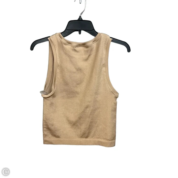 Top Sleeveless By Express In Gold, Size: L