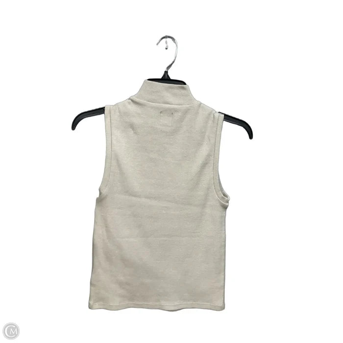 Top Sleeveless By Gap In Beige, Size: S