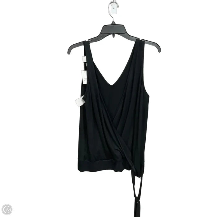 Top Sleeveless By Gap In Black, Size: M