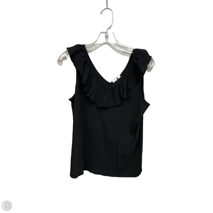 Top Sleeveless By Gap In Black, Size: S