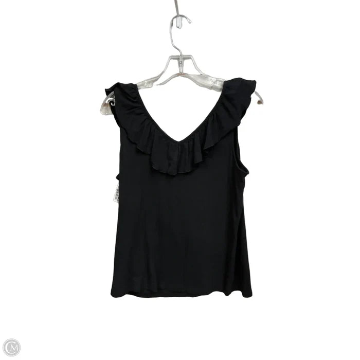 Top Sleeveless By Gap In Black, Size: S