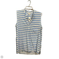 Top Sleeveless By Gap In Blue, Size: M