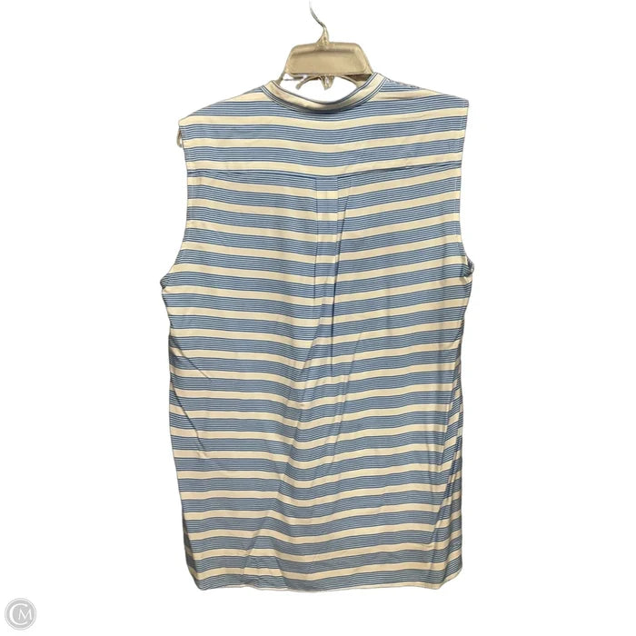 Top Sleeveless By Gap In Blue, Size: M