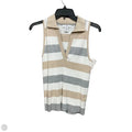 Top Sleeveless By Halston Heritage In Tan, Size: Xs