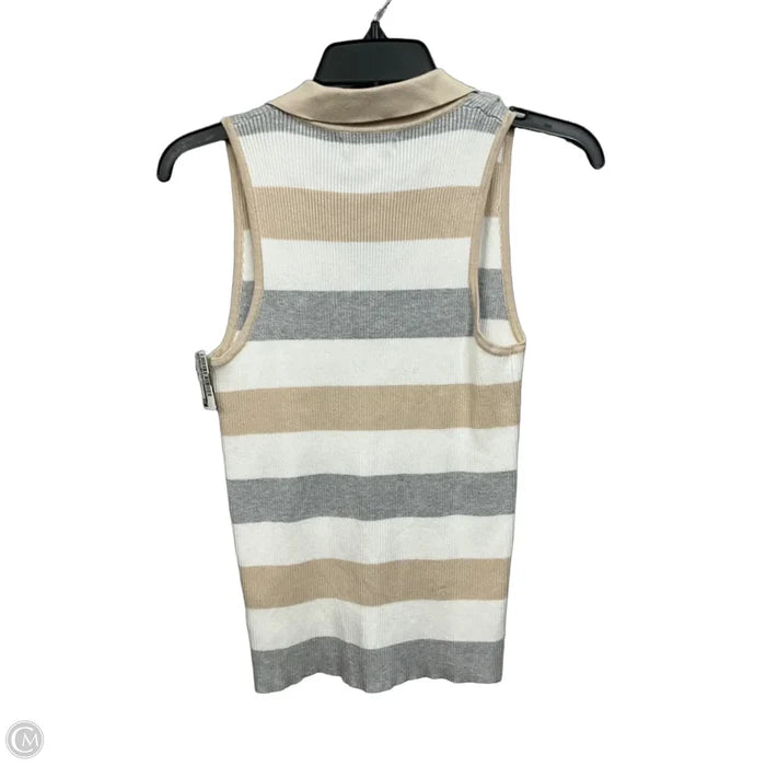 Top Sleeveless By Halston Heritage In Tan, Size: Xs