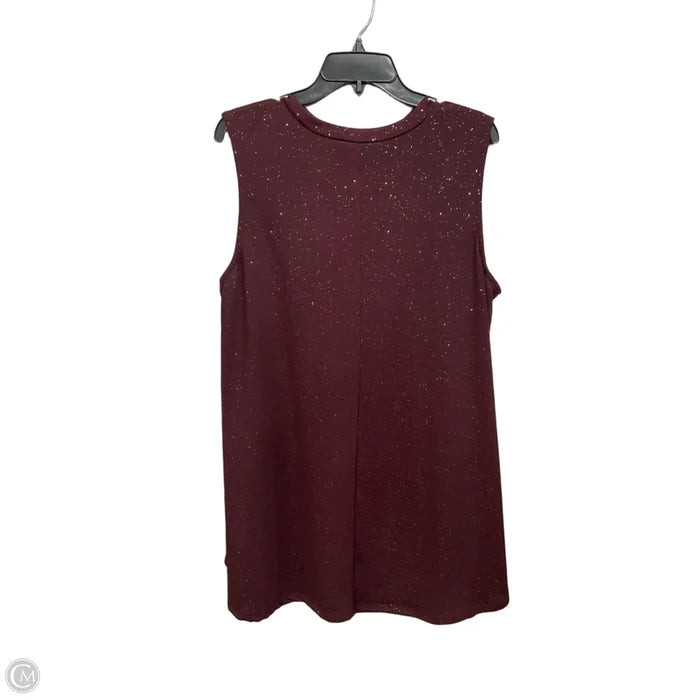Top Sleeveless By Lane Bryant In Purple, Size: 2x