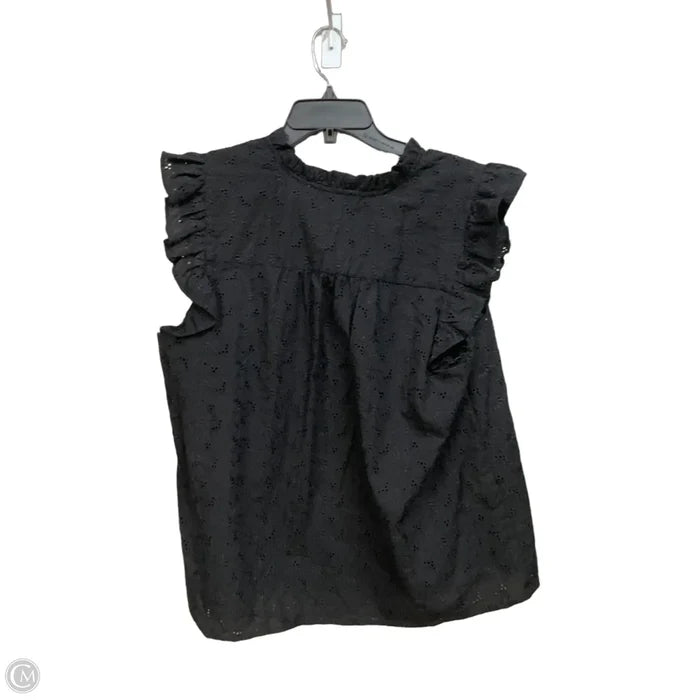 Top Sleeveless By Loft In Black, Size: Xl