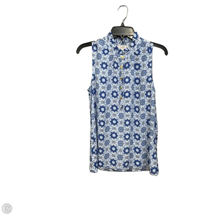 Top Sleeveless By Loft In Blue, Size: Xs